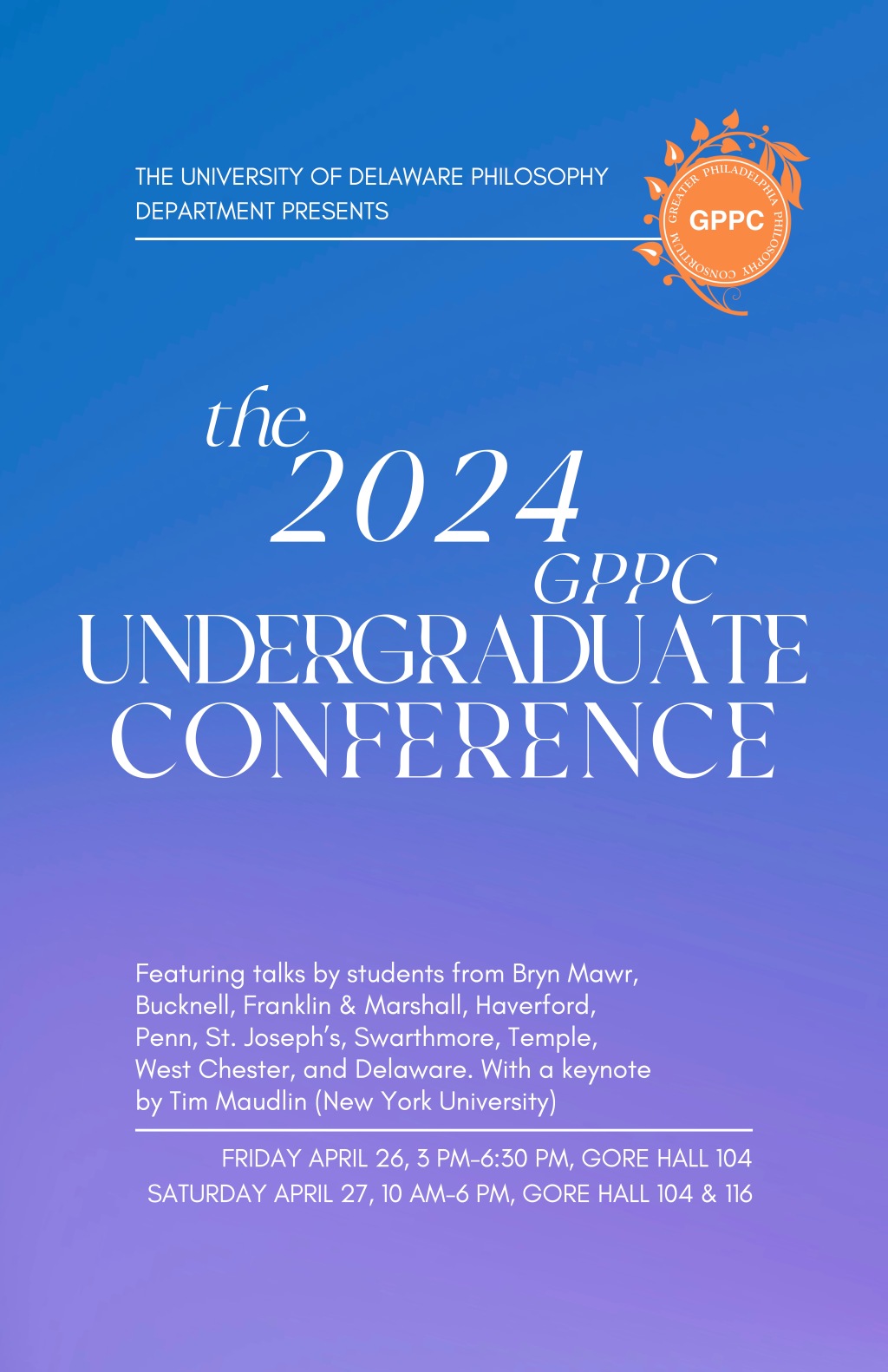 34th Annual Undergraduate Conference
